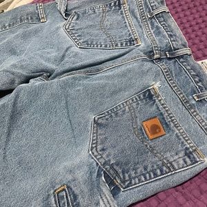 Carhartt Men's Relaxed Jeans - Stonewash size 34x32